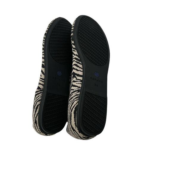 Rothy’s The Flat in Zebra Print Women’s Size 9.5 - Picture 6 of 7